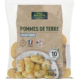 MON MARCHÉ PLAISIR Pommes de terre micro-ondes 750g