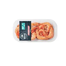 CARREFOUR LE MARCHÉ Crevettes entières ASC 200g
