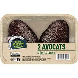 Avocats HASS mûrs à point (x2)