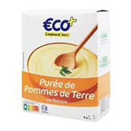 ECO+ Purée de pommes de terre Déshydratée 4x125g