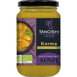 Pate curry korma Bio (345g)