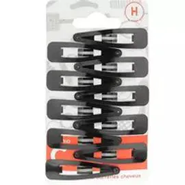 AUCHAN, COSMIA Barrettes en métal x10