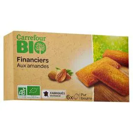 Financiers bio aux amandes (6x25g)