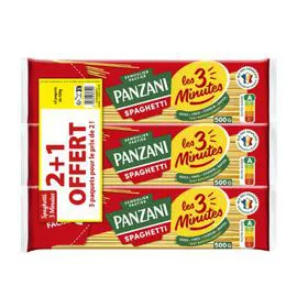 Pâtes Spaghetti Cuisson rapide (3x500g)