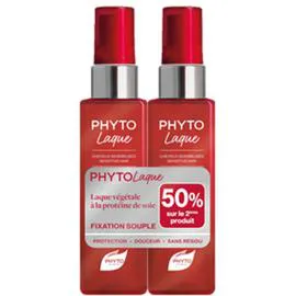 Laque Capillaire Végétale Souple Longue Durée Fini Doux Et Soyeux Cheveux Sensibilisés (2x100ml)