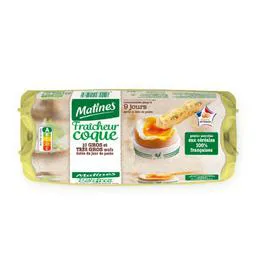 Oeufs Gros et Très Gros Fraîcheur Coque (x10)
