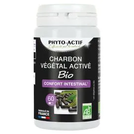 Complément Alimentaire Charbon Végétal Activé Bio Confort Intestinal (x60)