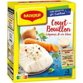 MAGGI Bouillon légumes & vin blanc 3x50g