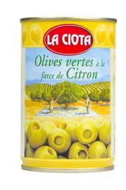 Olives vertes à la farce de citron (120g)