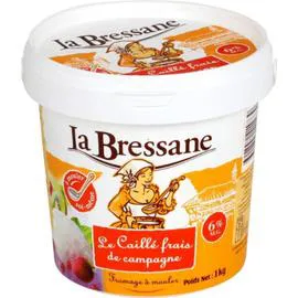 Fromage frais caillé 6% MG (1kg)