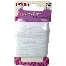 LA BROSSE ET DUPONT, PRIMA Ruban Extra Fort Blanc 8m l'unité