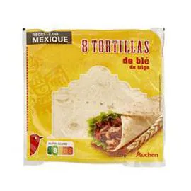 AUCHAN Tortillas de blé 320g