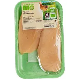 Filets de poulet jaune fermier (2x150g)