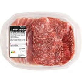 AUCHAN LE CHARCUTIER Plateau dégustation Italie coppa saucisson et jambon italien 150g