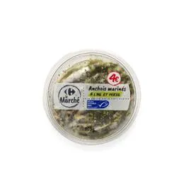 Filets d'anchois ail et persil (105g)