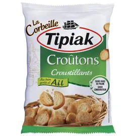 TIPIAK Croûtons à l'ail 220g