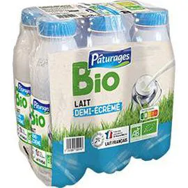 Lait demi-écrémé BIO (6x50cl)