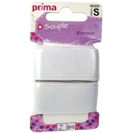 LA BROSSE ET DUPONT, PRIMA Elastique souple blanc 1Mx25mm l'unité