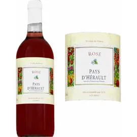 Vin rosé vin de pays de l'Hérault (75cl)