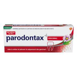 Dentifrice quotidien au fluor (2x75ml)