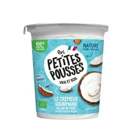 Dessert végétal Brassé coco bio nature (350g)