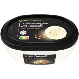 La Fabuleuse crème glacée - Crème glacée - Lait d'amande et éclats de macaron - Bac (290g)