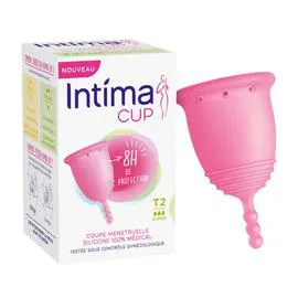 INTIMA Coupe Menstruelle Silicone 100% Médical T2 Super l'unité