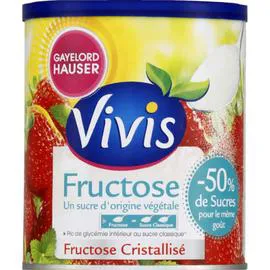GAYELORD HAUSER, VIVIS Sucre fructose cristallisé 500g