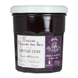 Confiture fraise-fraise des bois (370g)