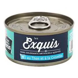 Pâtée pour chats Thon aux crevettes (80g)