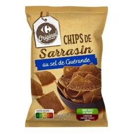Chips sarrasin sel de Guérande (100g)
