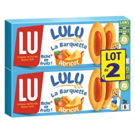 Biscuits à l'abricot La Barquette (2x120g)