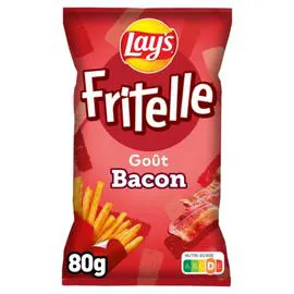 LAY'S, FRITELLE Biscuits apéritifs saveur bacon 80g