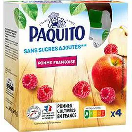 Spécialité de fruits pomme framboises sans sucres ajoutés (360g)