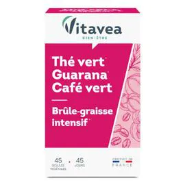 VITAVEA Complément alimentaire thé vert guarana café x45