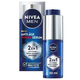 NIVEA MEN Sérum Visage Power Anti-Âge Men Hyaluron & Luminous 630 Active Age 30ml