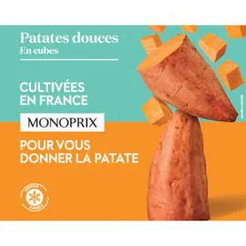 MONOPRIX Patates douces en cubes 600g