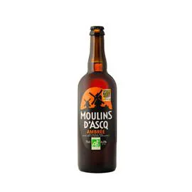 Bière bio artisanale ambrée (750ml)