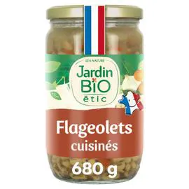 Flageolets cuisinés Bio (680g)