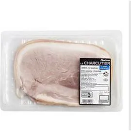 Jambon cuit supérieur avec couenne sans nitrite (200g)