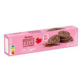 Less Sugar Biscuits cacao saveur orange (130g)