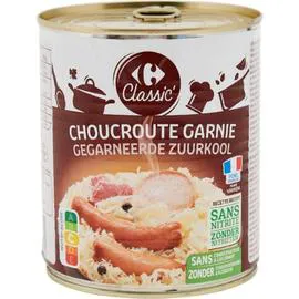 CARREFOUR CLASSIC' Plat cuisiné choucroute garnie 800g