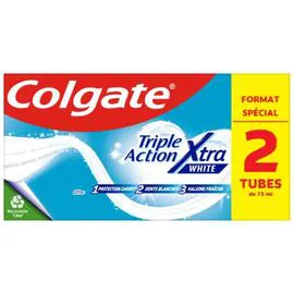 Dentifrifice Triple Action Xtra White (2x75ml)