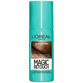 L'ORÉAL PARIS, MAGIC RETOUCH Coloration Cheveux Temporaire Spray Retouche Racine Châtain 75ml