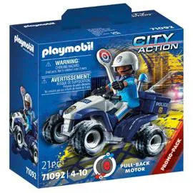 Policier et quad - City Action - 71092 (l'unité)