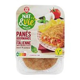 Panés gourmands Nat&Vie Tomate Mozzarella (2x90g)