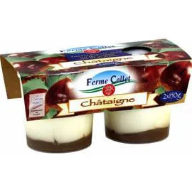 Yaourt châtaigne (2x150g)