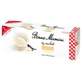 Riz au lait saveur vanille (8x100g)