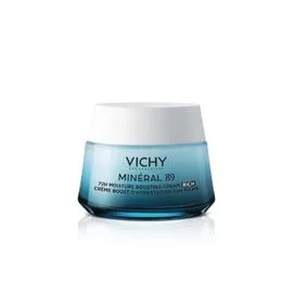 Crème Visage Riche Boost d'Hydratation 72h Minéral 89 (50ml)