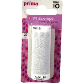 LA BROSSE ET DUPONT, PRIMA Fil élastique Blanc l'unité